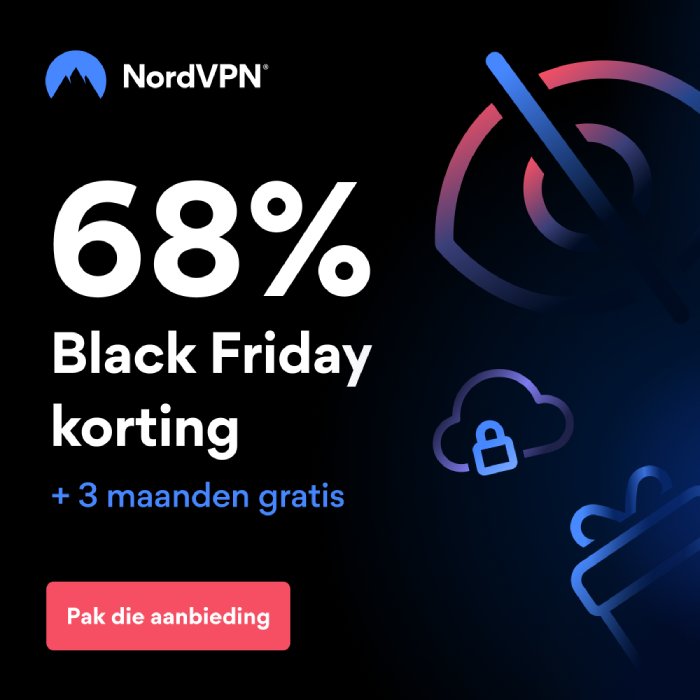Black Friday komt vroeg: VPN aanbieding met 59% korting bij NordVPN